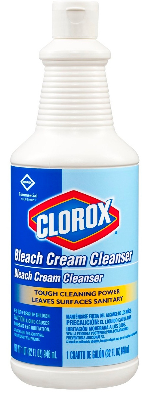 Clorox Commercial Solutions Bleach Cream Cleanser, 32 Fluid Ounce -- 8 per case