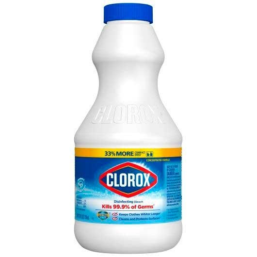 Clorox Regular Disinfecting Bleach, 24 Fluid Ounce -- 12 per case