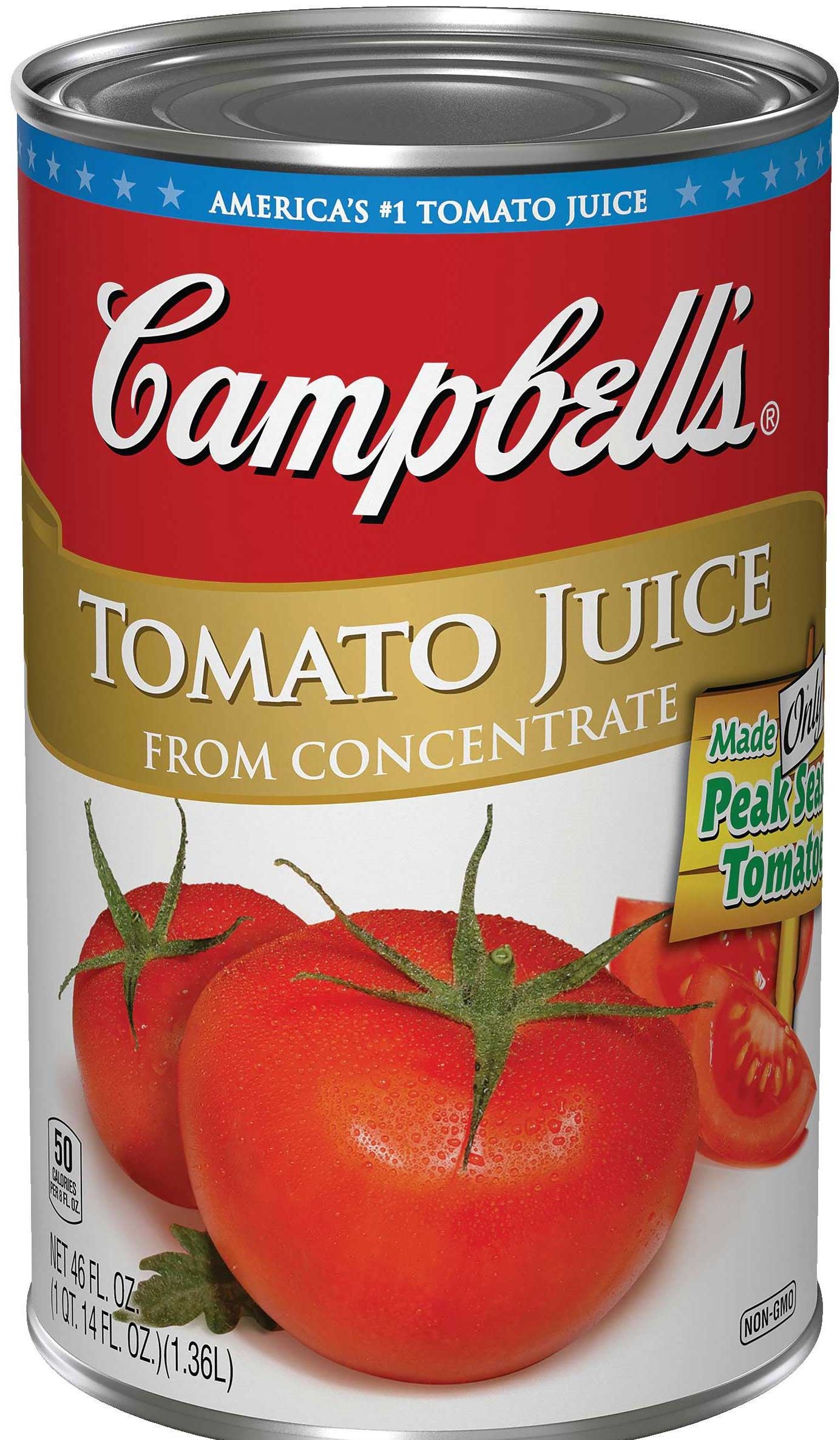 Campbells Tomato Juice Retail , 46 Ounce -- 12 Case