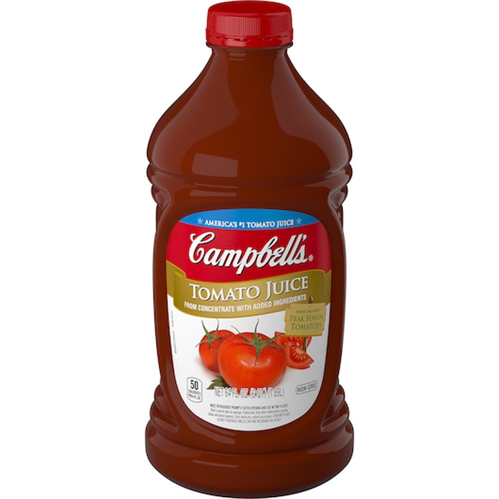 Campbells Tomato Juice Beverage, 64 Fluid Ounce -- 6 per case