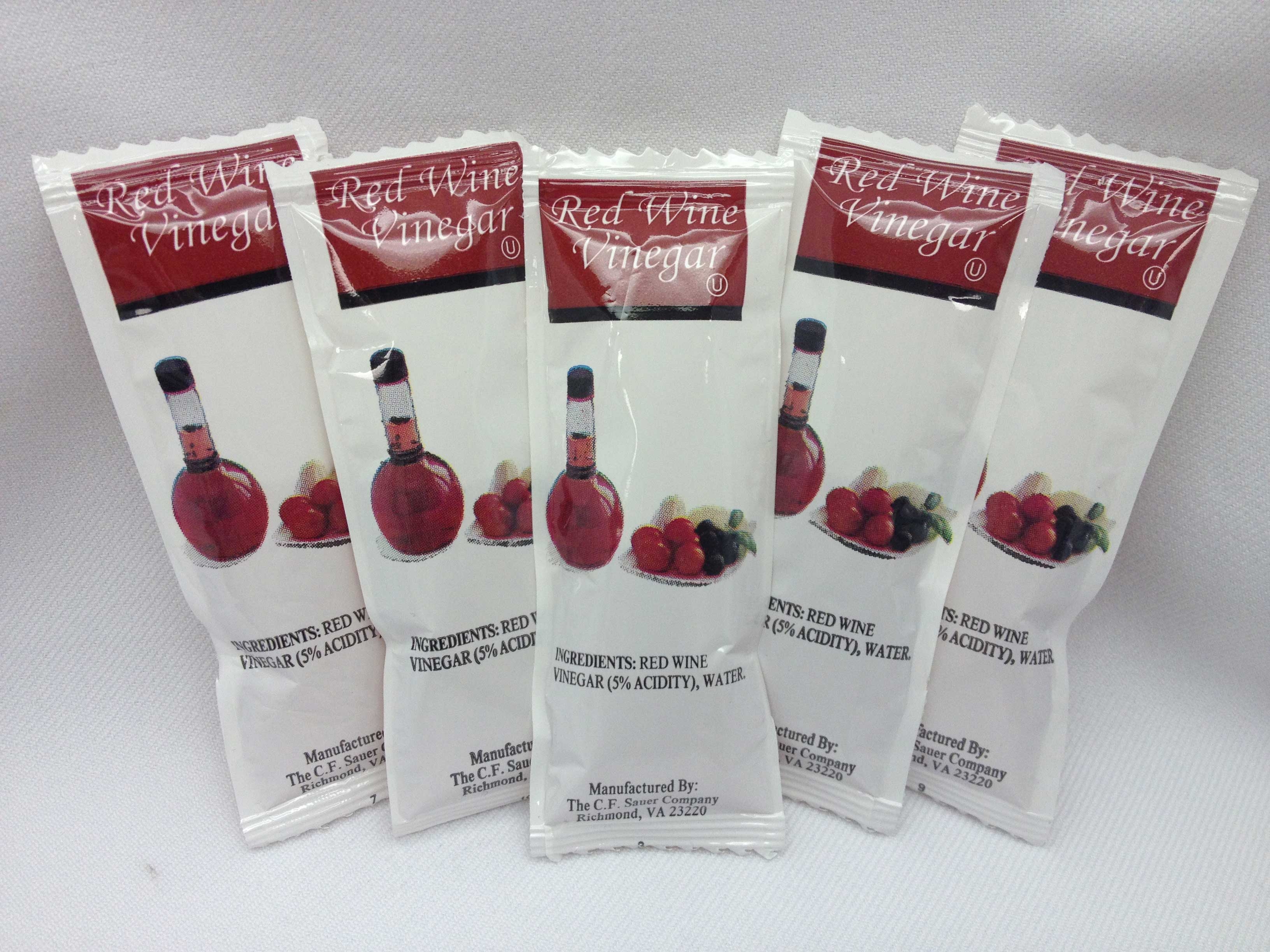 Sauer Red Wine Vinegar, 9 Gram -- 200 per case.