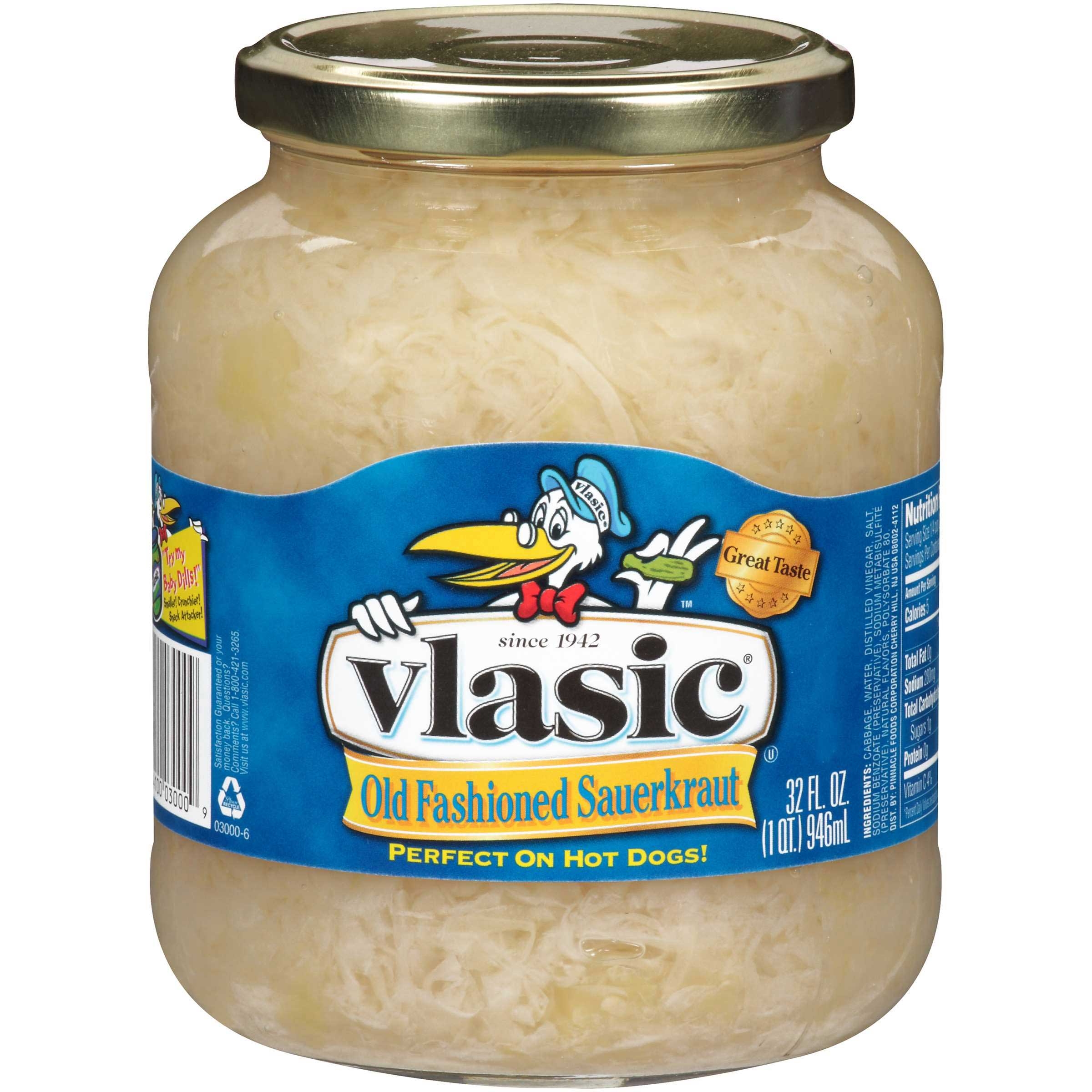 Vlasic Old Fashioned Sauerkraut - 32 Ounce, 12 per case