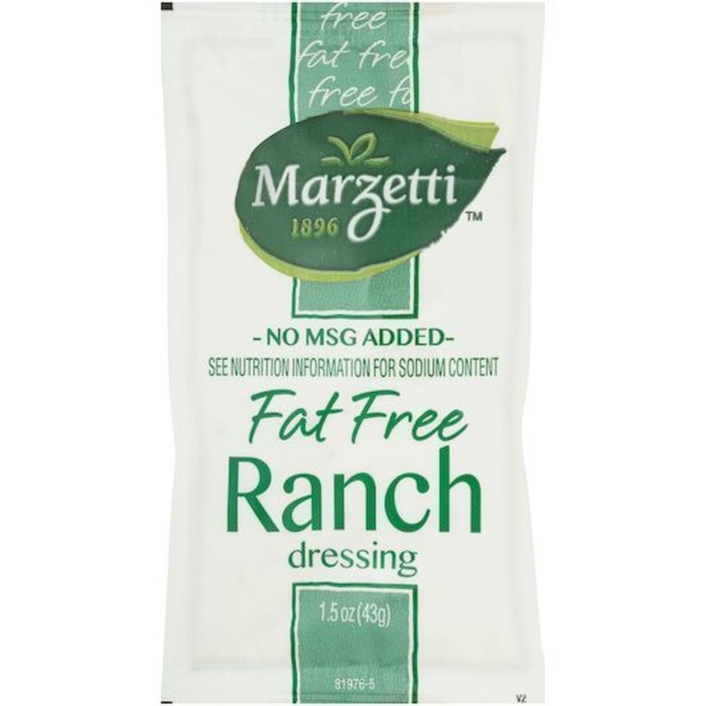 Marzetti Fat Free Ranch Dressing, 1.5 Ounce -- 60 per case
