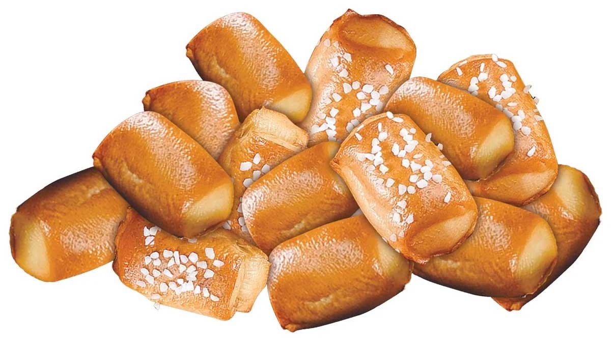 J and J Snack Super Soft Pretzel Bite, 10 gram -- 350 per case.