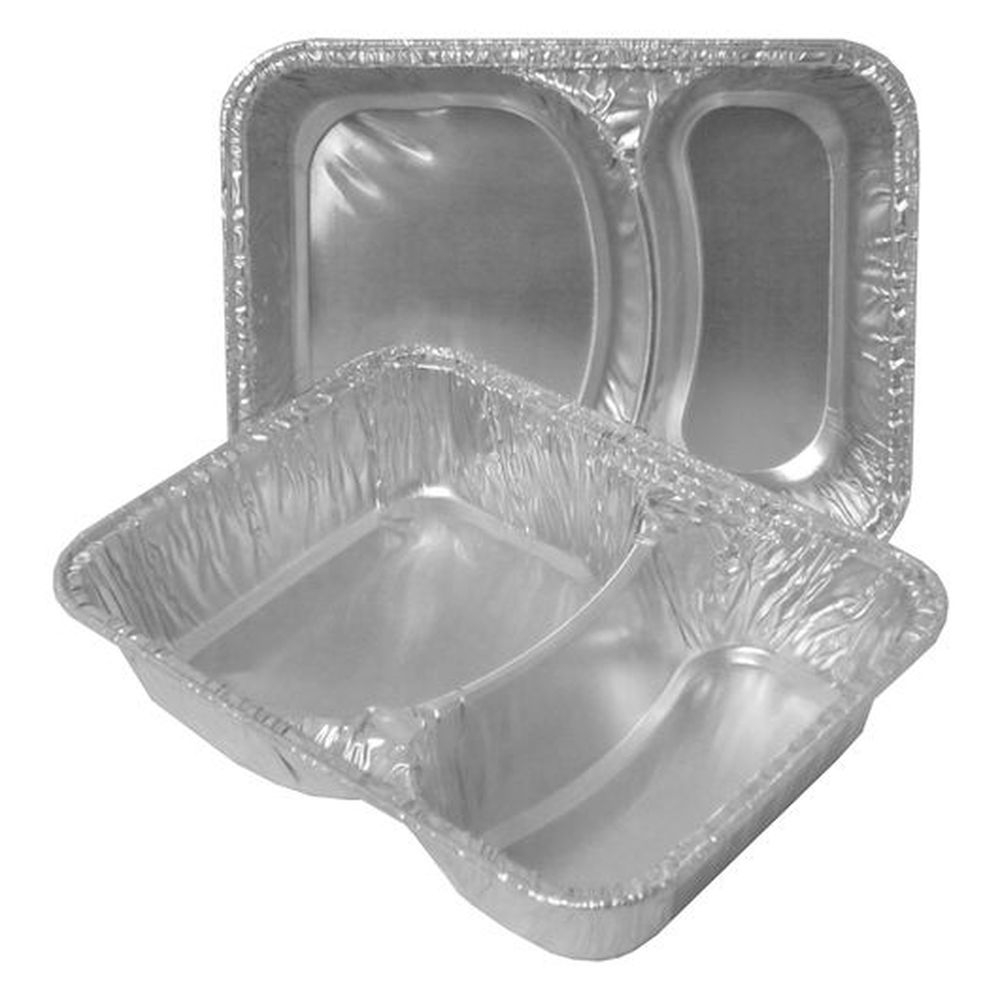 Durable Packaging Aluminum Hamburger Tray -- 1000 per case