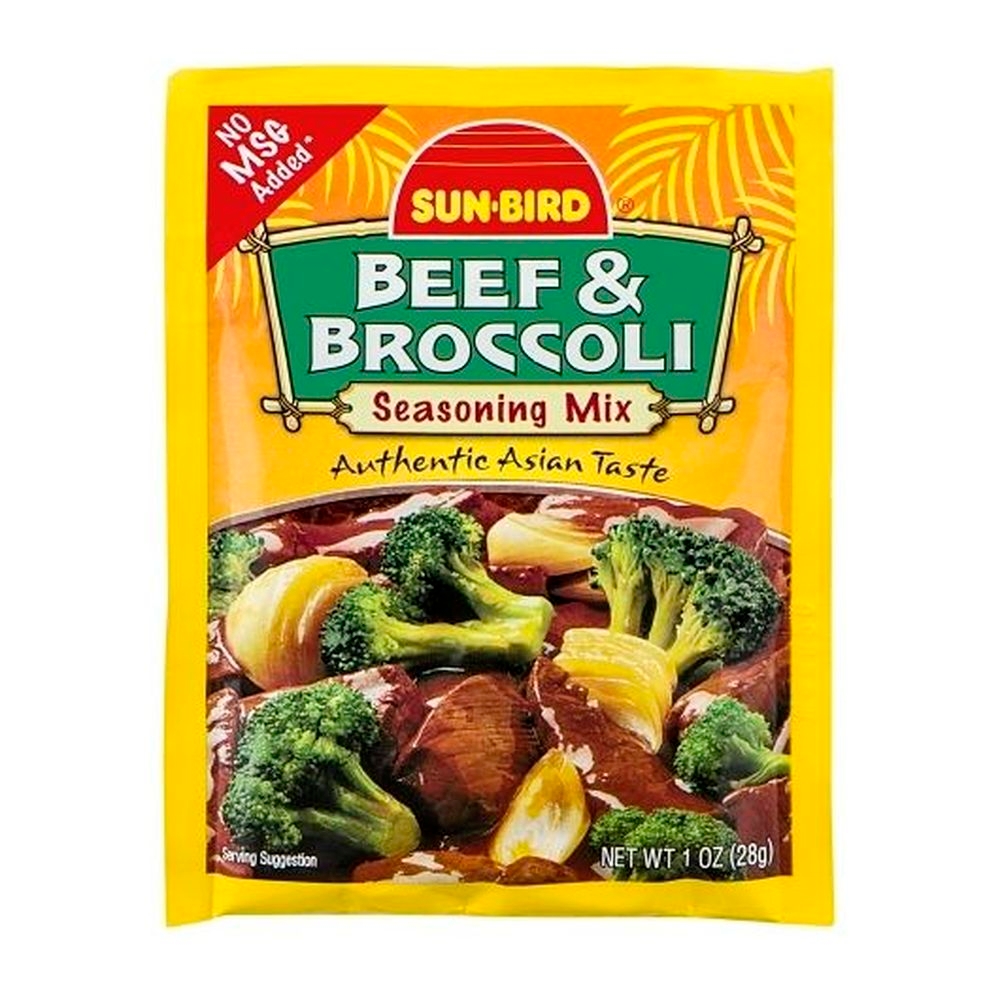 Sun-Bird Beef and Broccoli Seasoning Mix, 1 Ounce -- 24 per case