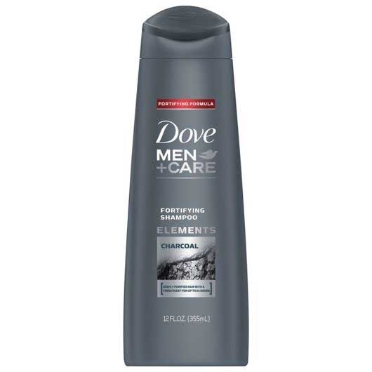 Dove Men Plus Care Charcoal Fortifying Shampoo, 12 Fluid Ounce -- 6 per case