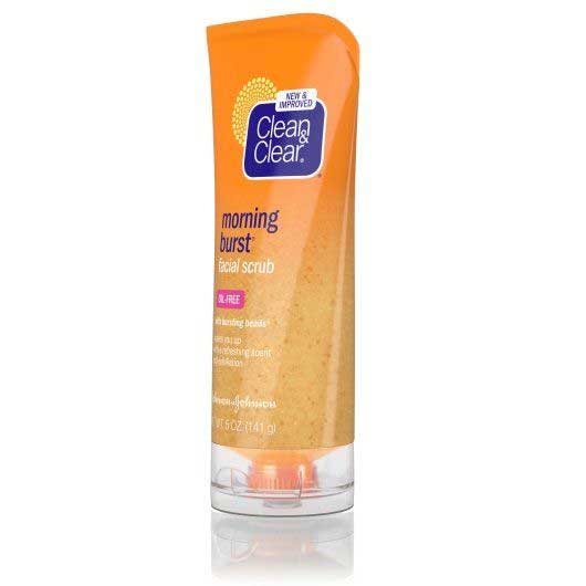 Clean and Clear Morning Burst Orange Oil Free Facial Scrub, 5 Ounce -- 24 per case
