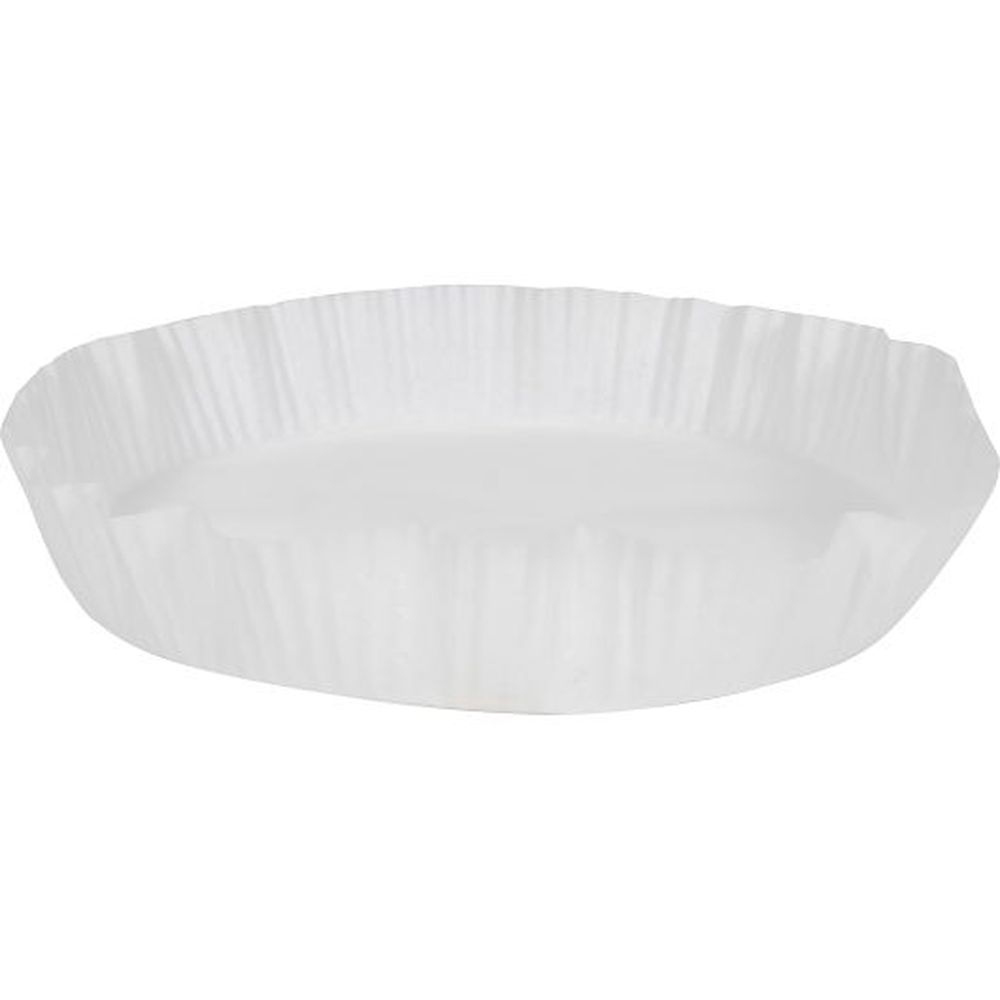 Paterson Round White Fluted Wax Cake Liner, 250 count - 4 per case