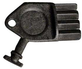 San Jamar Black Skeleton Keys.