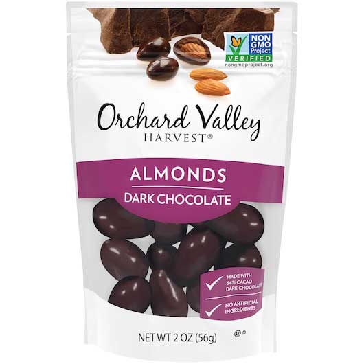 Orchard Valley Dark Chocolate Almond, 2 Ounce -- 30 per case.