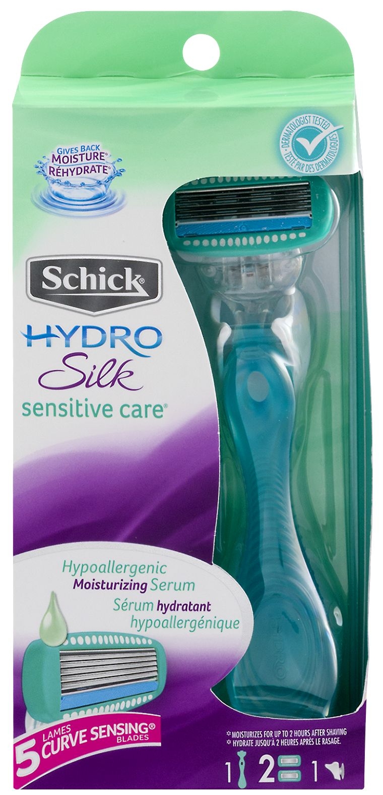 Schick Hydro Silk Sensitive Womans Razor -- 12 per case.