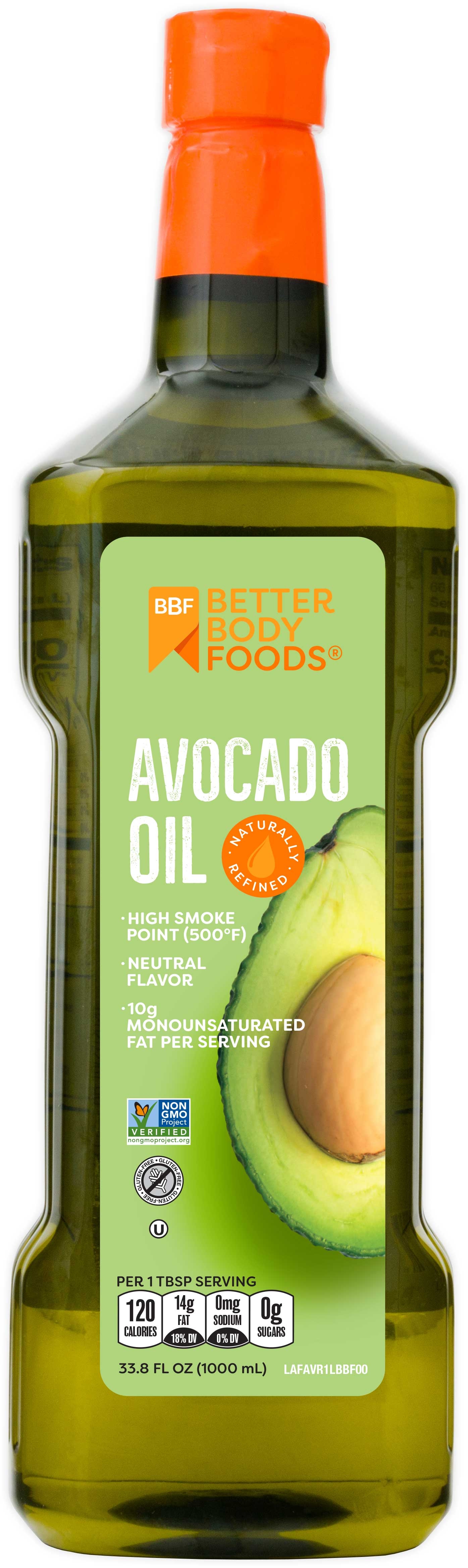 Betterbody Foods Refined Avocado Oil, 33.8 Fluid Ounce -- 4 per case
