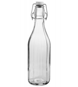 Arcoroc Paneled Swing Top Bottle -- 12 per case.