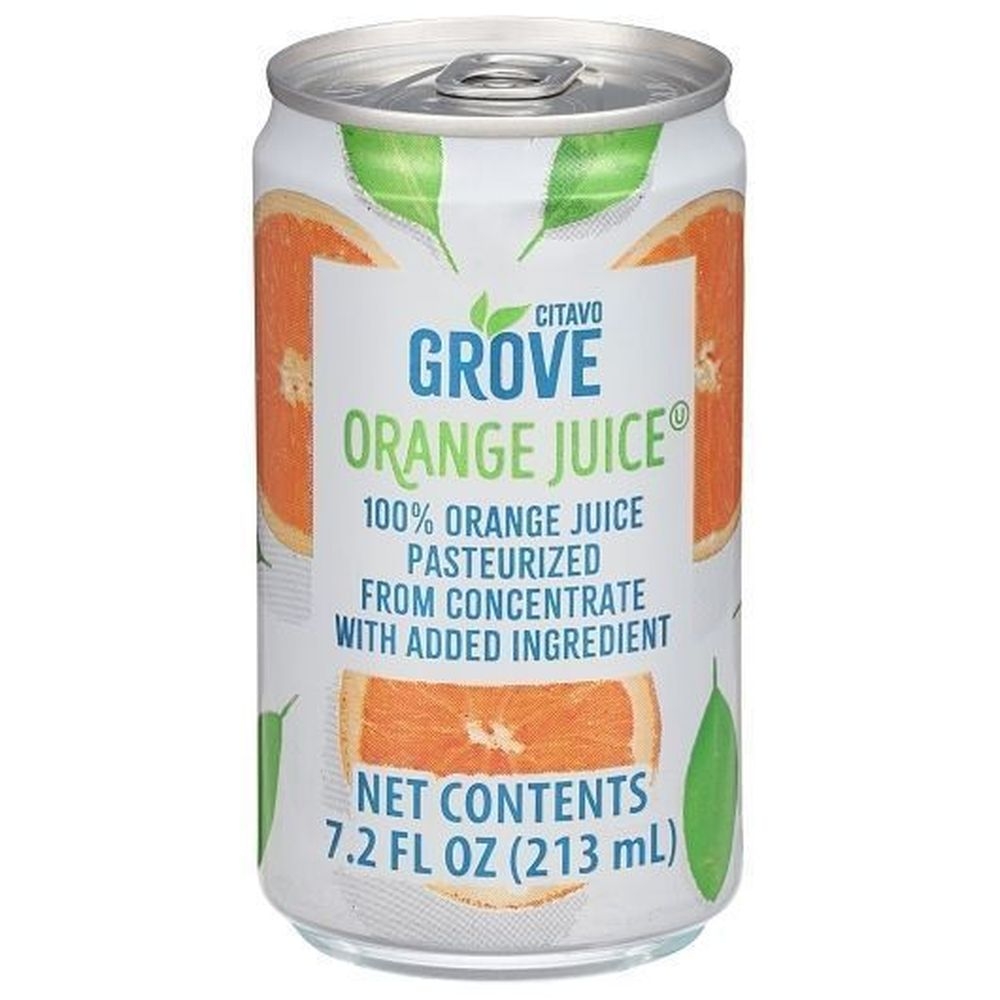 Citavo Grove Orange Juice, 7.2 Ounce -- 24 per case