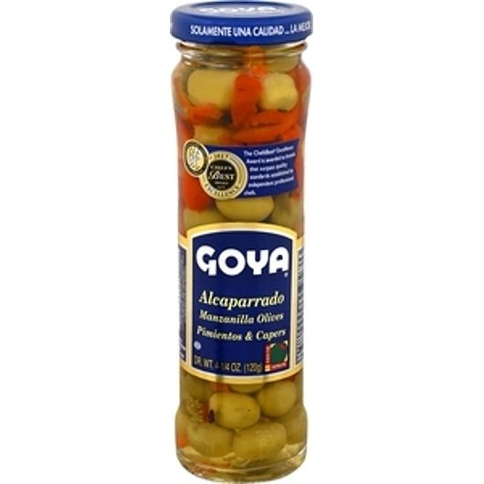 Goya Manzanilla Olives Pimientos and Capers, 4.25 Ounce -- 12 per case