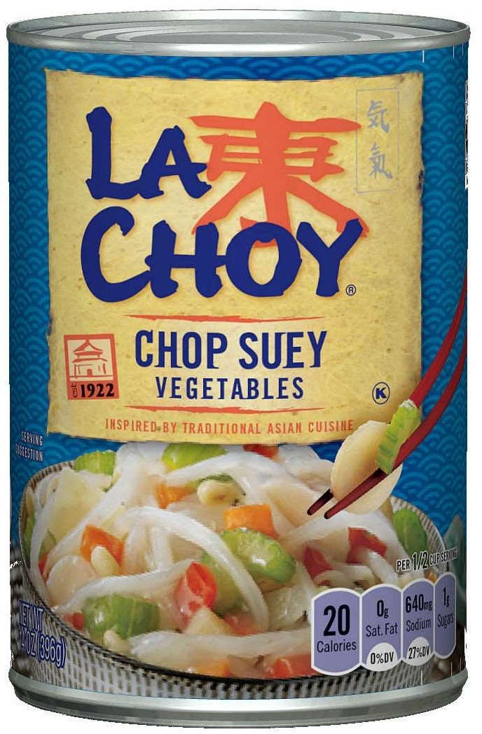 La Choy Chop Suey Vegetables, 14 Ounce Can -- 12 per case