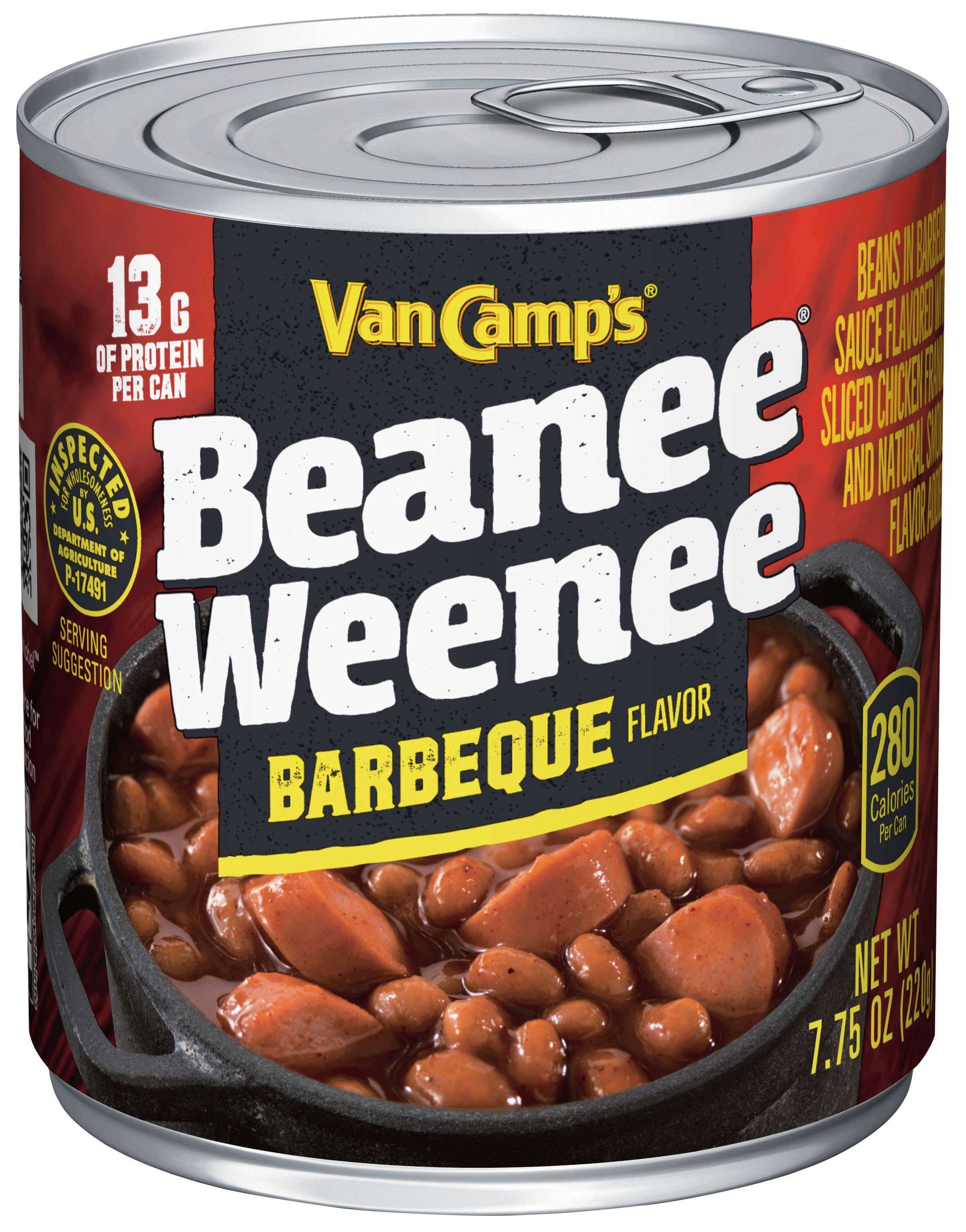 Van Camps Beanee Weenees Barbecue, 7.75 Ounce -- 24 per case
