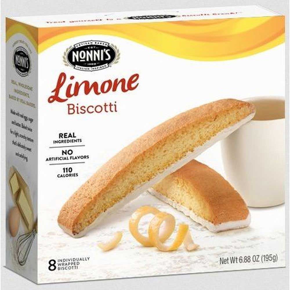 Nonnis Limone Biscotti, 6.88 Ounce -- 6 per case