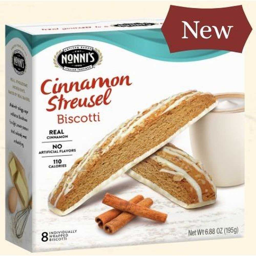 Nonnis Cinnamon Streusel Biscotti, 6.88 Ounce -- 6 per case.