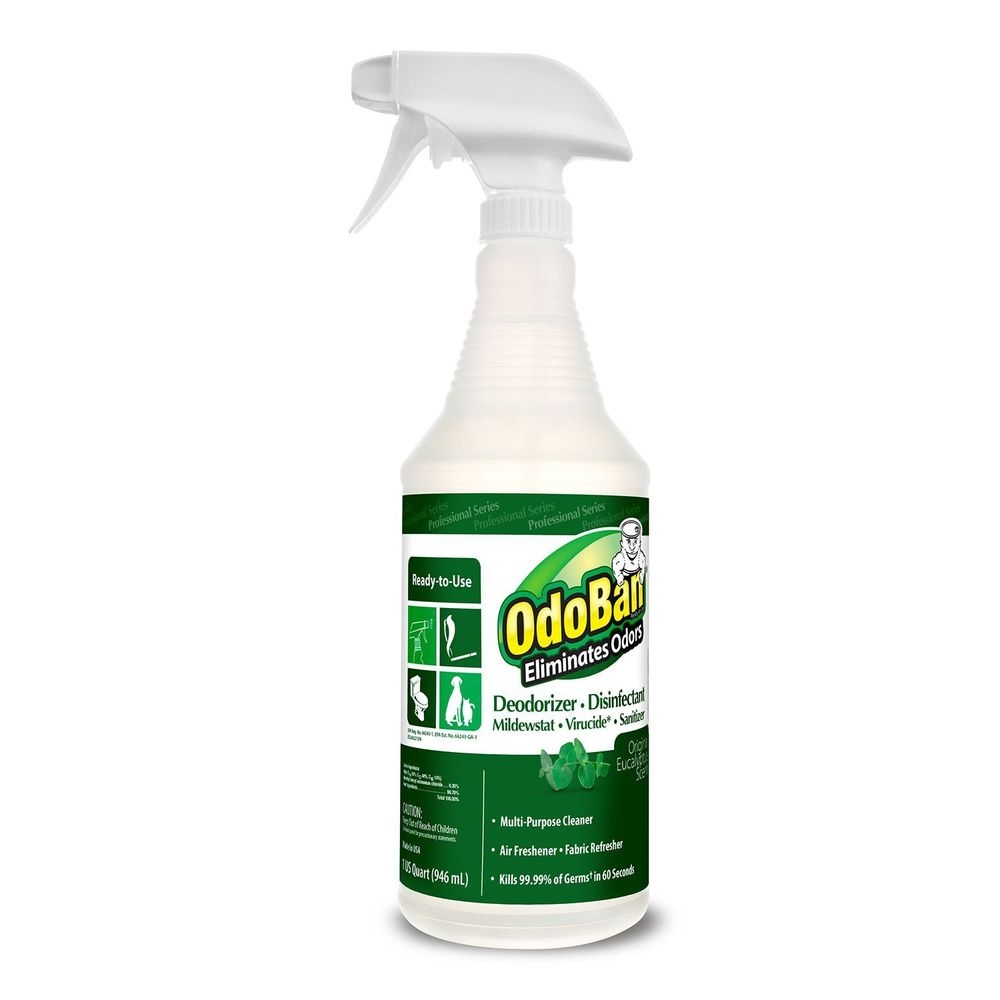 Clean Control OdoBan Eucalyptus Deodorizer and Disinfectant, 32 Ounce -- 12 per case