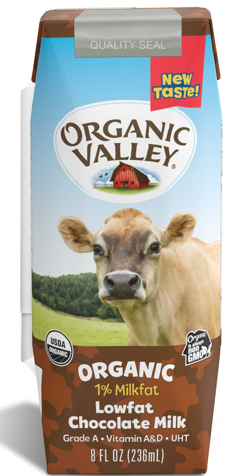 Organic Valley Chocolate Milk, 8 Fluid Ounce -- 24 per case