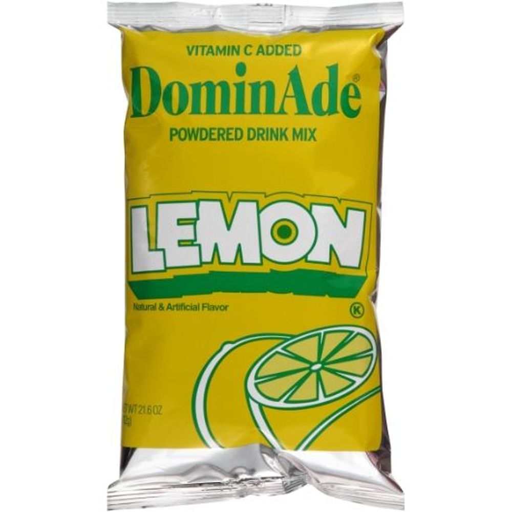 Dominade Lemonade Powdered Drink Mix, 21.6 Ounce -- 12 per case