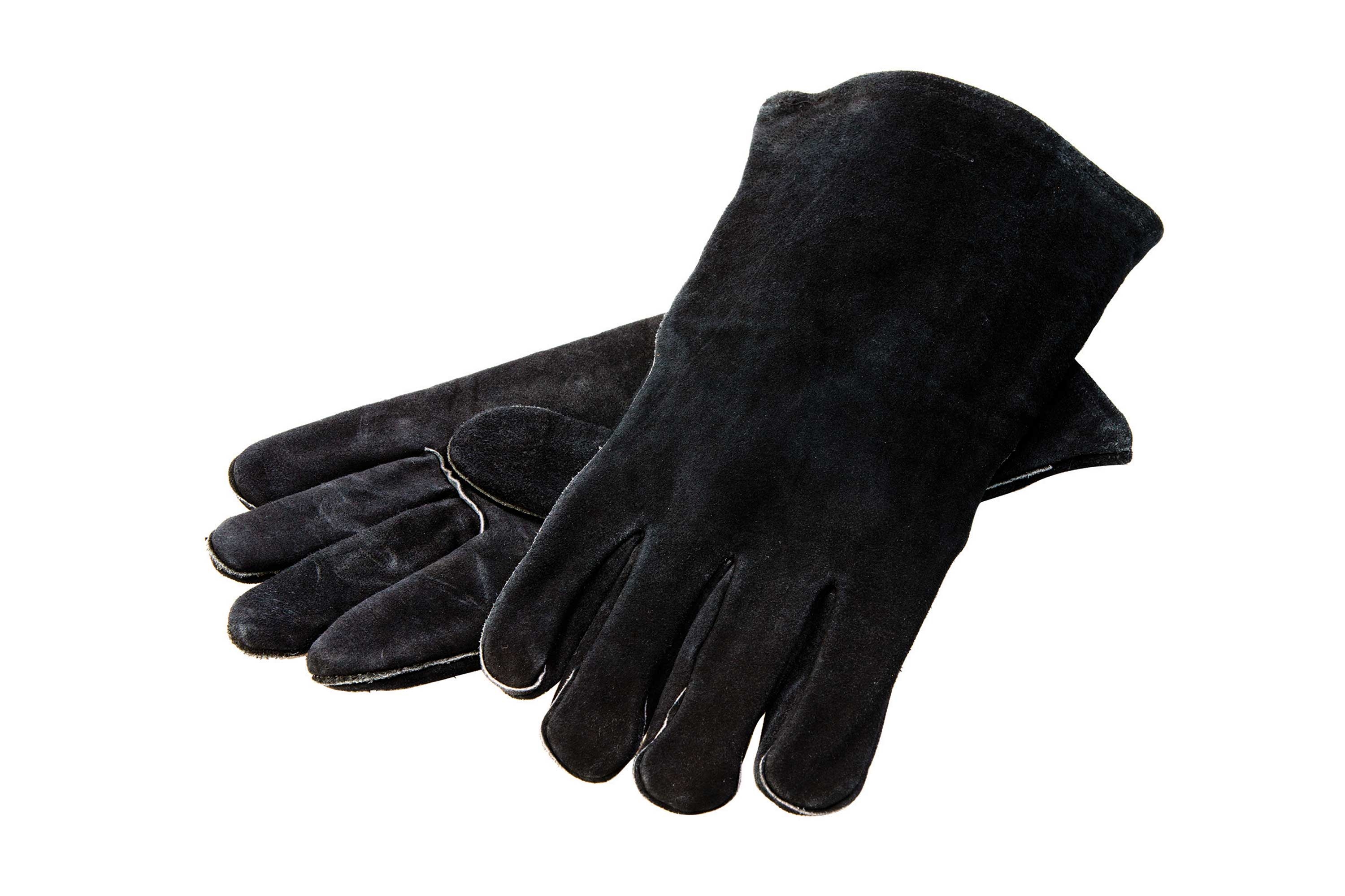 Lodge Black Leather Gloves -- 4 per case.