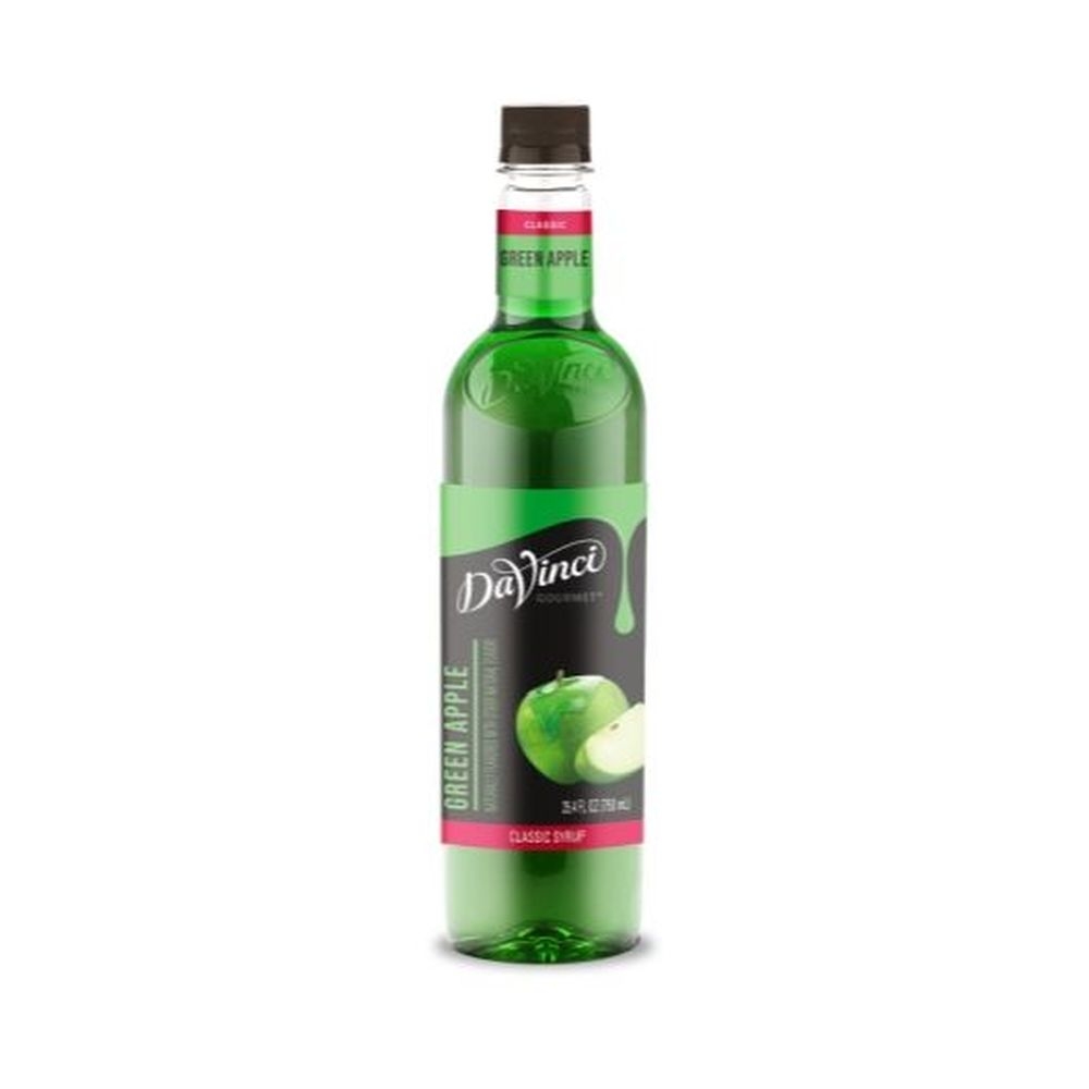 Davinci Gourmet Green Apple Syrup, 750 Milliliter -- 4 per case