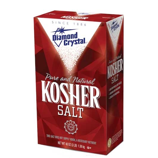 Diamond Crystal Kosher Salt, 3 Pound Box -- 9 per case