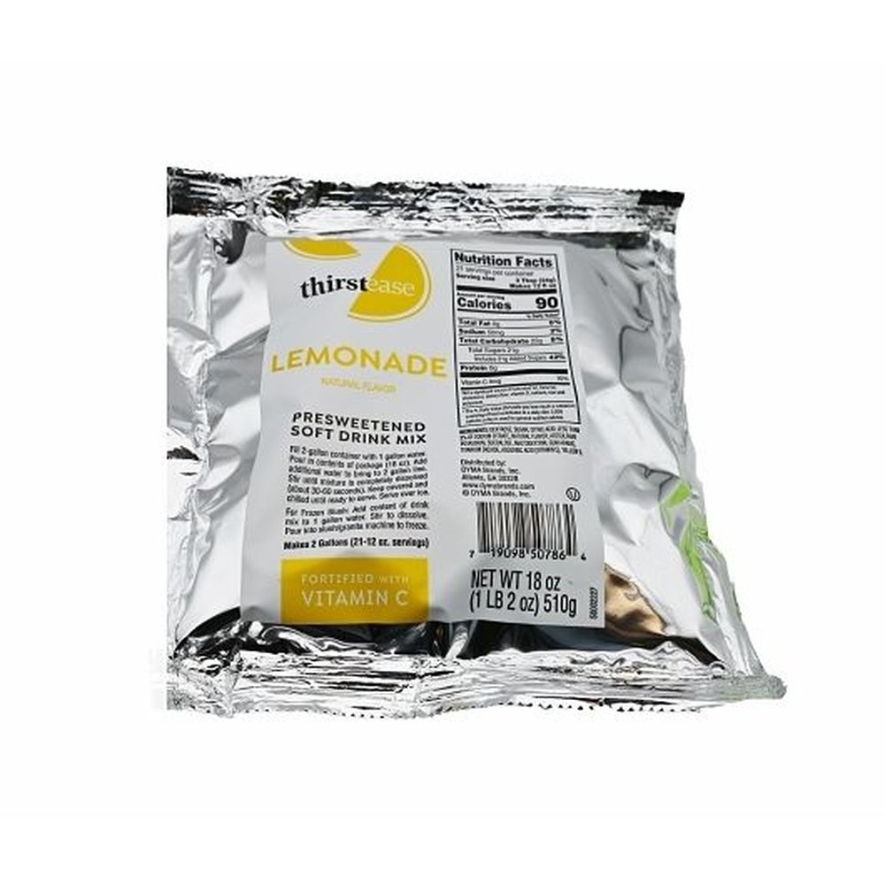 Thirst Ease Lemonade Drink Mix, 18 Ounce -- 12 per case.