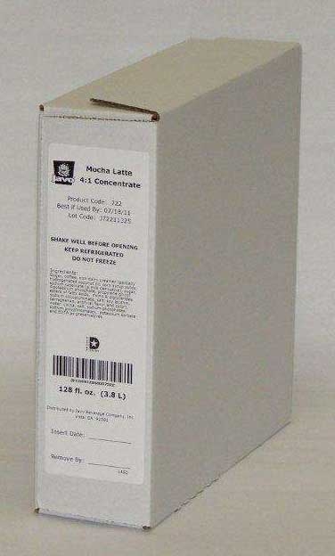 Javo Beverage 4:1 Concentrate Mocha Iced Latte, 1 Gallon