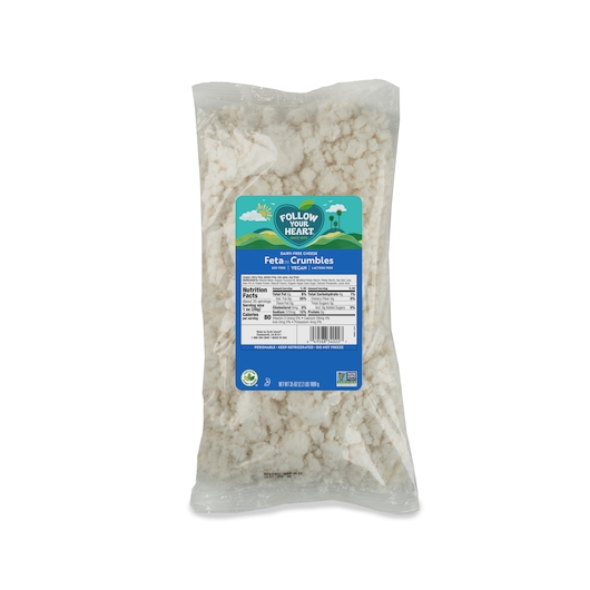 Follow Your Heart Dairy Free Feta Crumbles Cheese Alternative, 2.2 Pound -- 6 per case