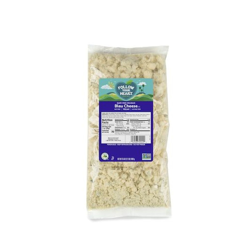 Follow Your Heart Bleu Cheese Style Dairy Free Crumbles, 2.2 Pound -- 6 per case