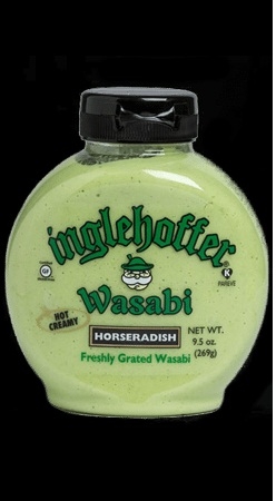 Inglehoffer Wasabi Horseradish, 9.5 Ounce Squeeze Bottle -- 6 per case