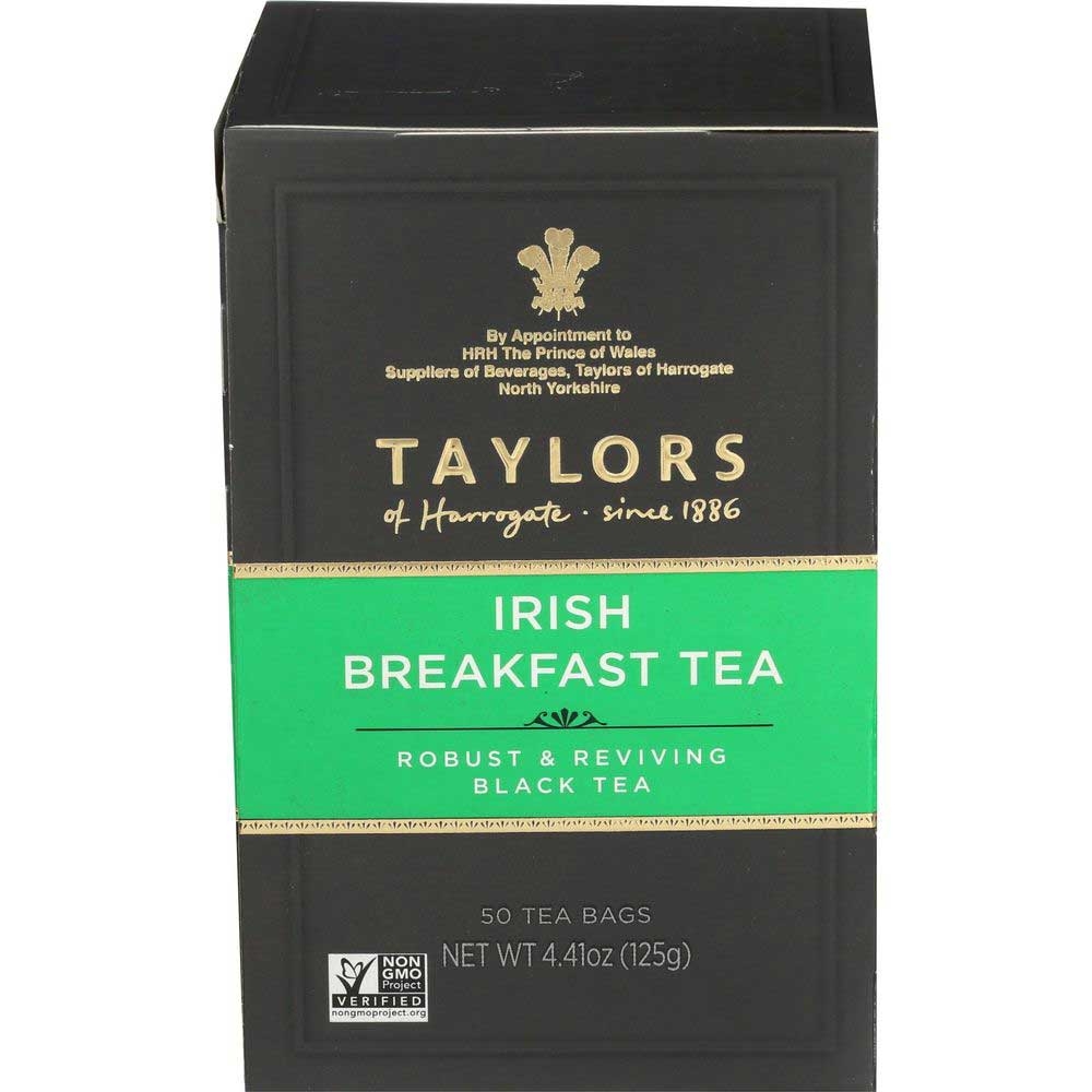 Taylors Of Harrogate Irish Breakfast Tea - 50 tea bags per pack -- 6 packs per case