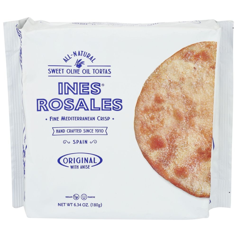 Ines Rosales Original Sweet Olive Oil Tortas, 6.34 Ounce -- 10 per case
