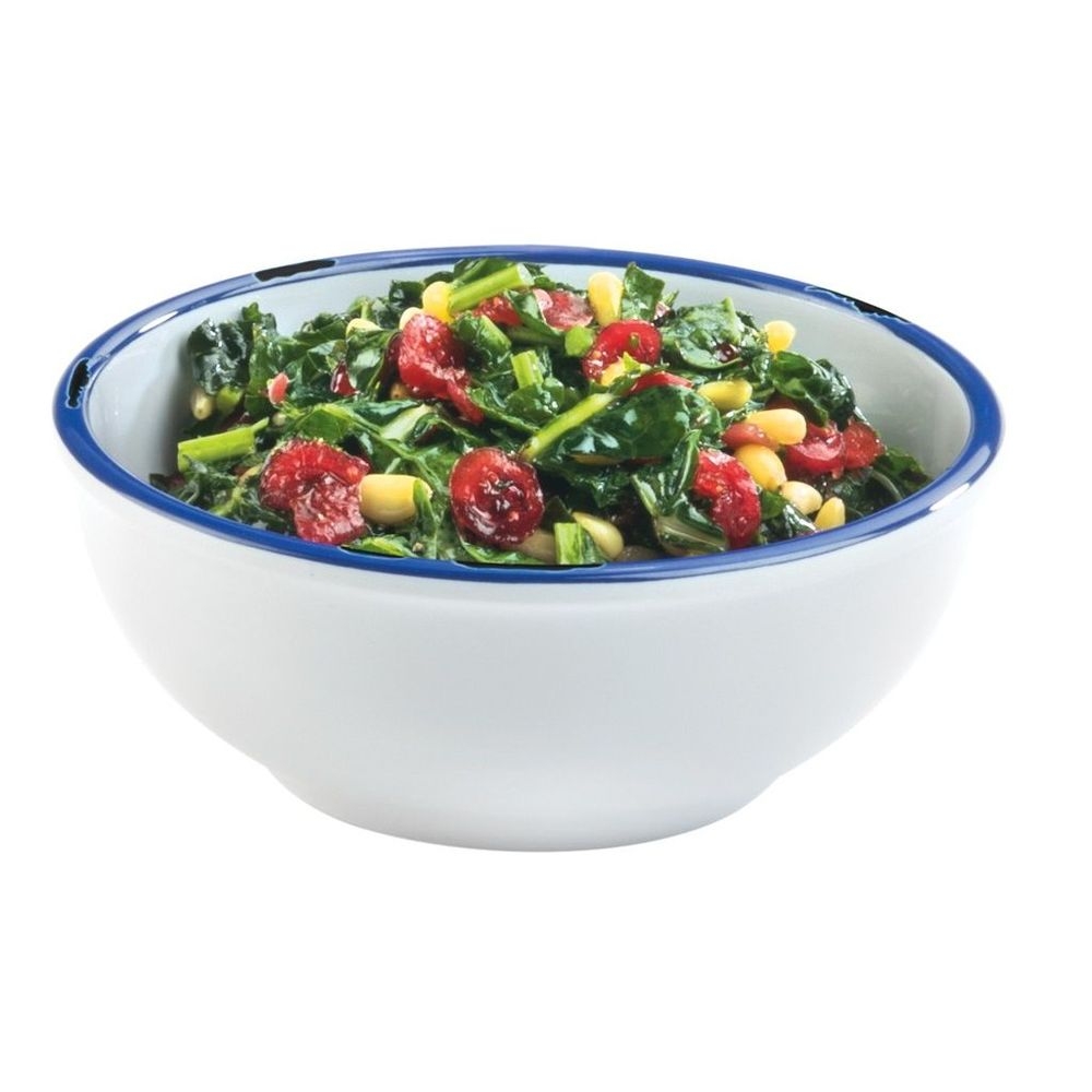 Cal-Mil Melamine 18 Ounce Enamelware Bowl, 5.5 inch Dia. X 5 inch