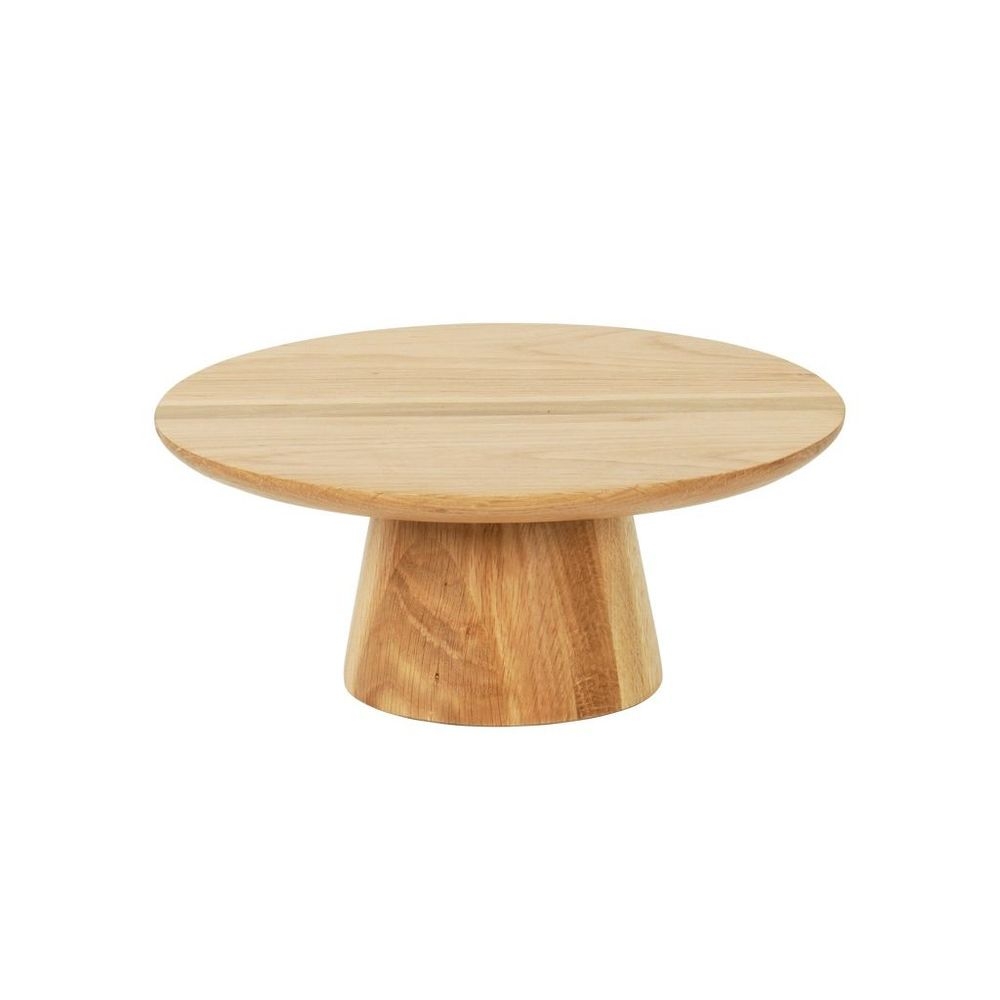 Cal-Mil Sydney Oak Cake Pedestal, 12 inch Width x 5 inch Height