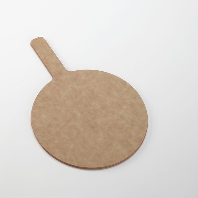 American Metalcraft Pressed Wood Round Pizza Peel, 14 inch