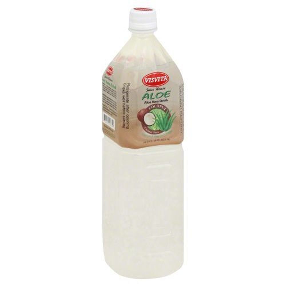 Visvita Coconut Flavor Aloe Vera Drink, 1.5 Liter -- 12 per case