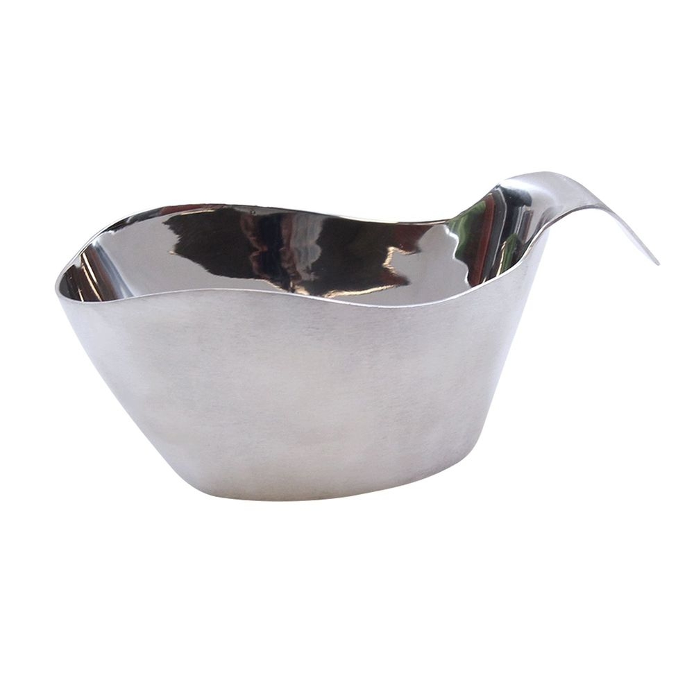 Tablecraft 18-8 Stainless Steel Stackable Gravy Boat, 5 Ounce Capacity