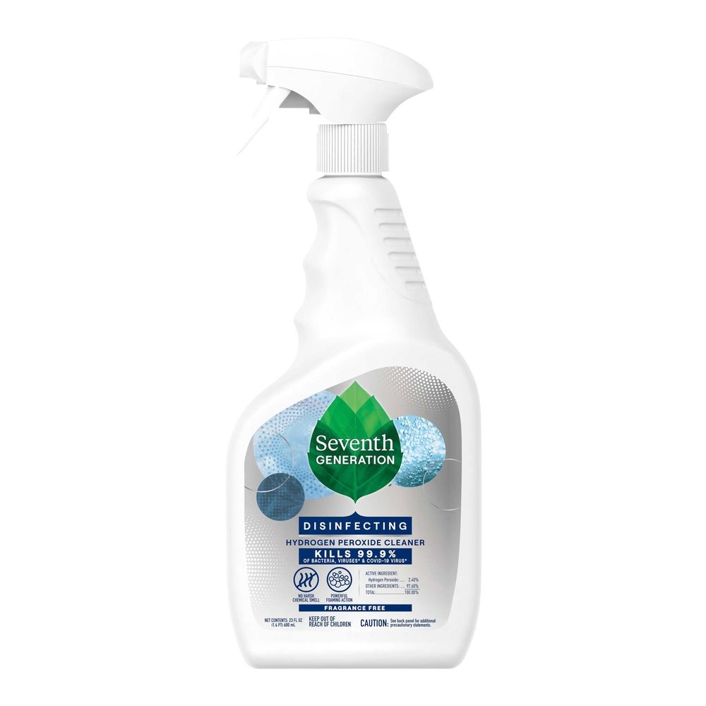 Seventh Generation Fragrance Free Disinfectant Spray, 23 Ounce -- 12 per case