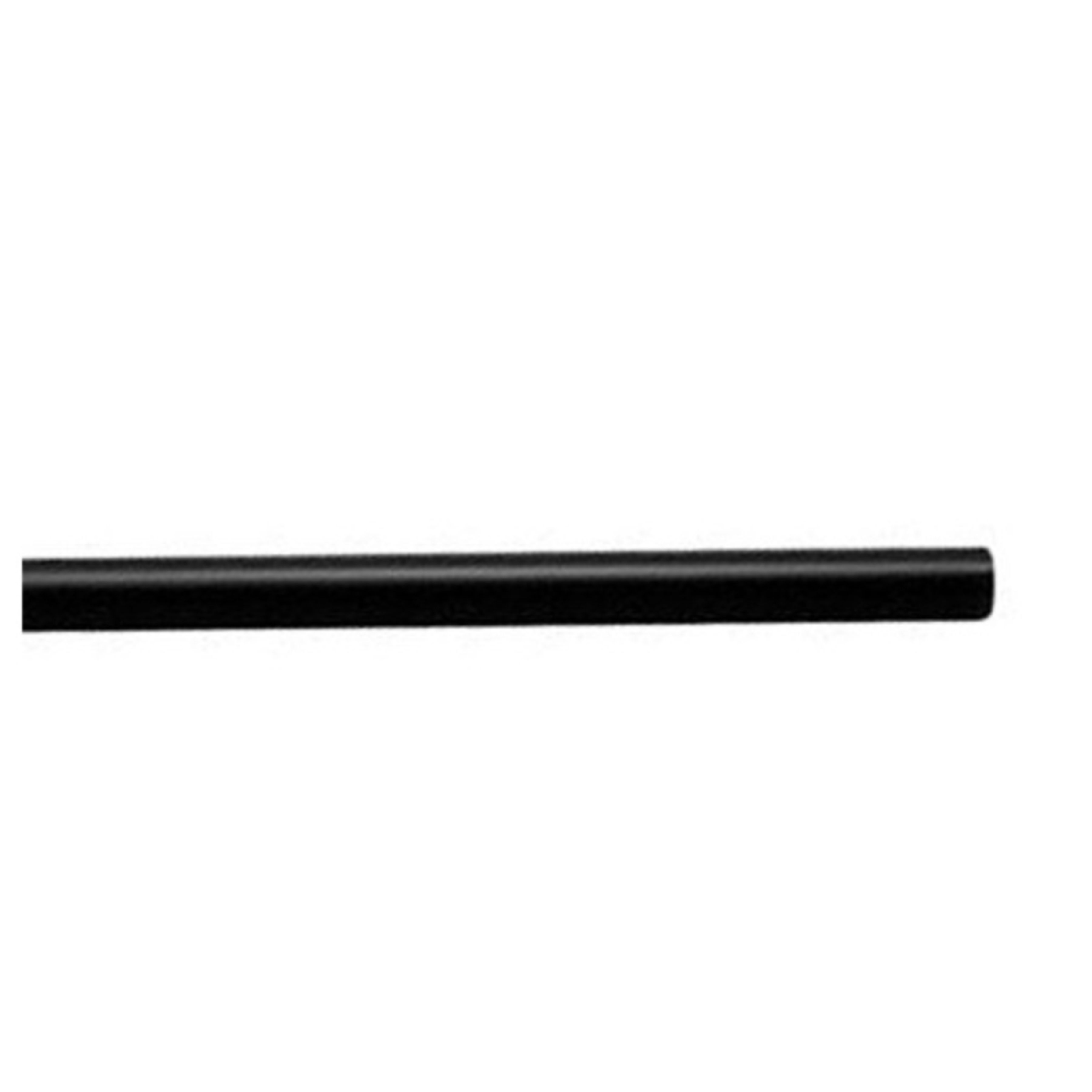 Cell O Core Black Jumbo Straw - Unwrapped, 7.75 inch -- 2500 per case