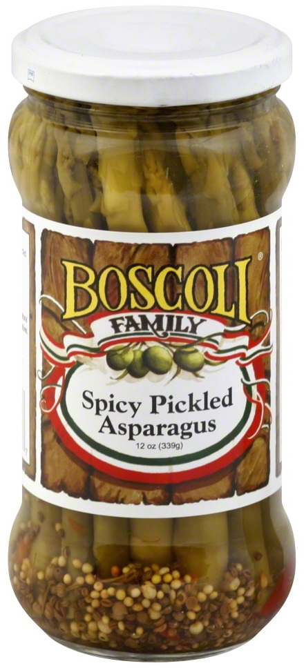 Boscoli Spicy Pickled Asparagus, 12 Ounce -- 6 per case