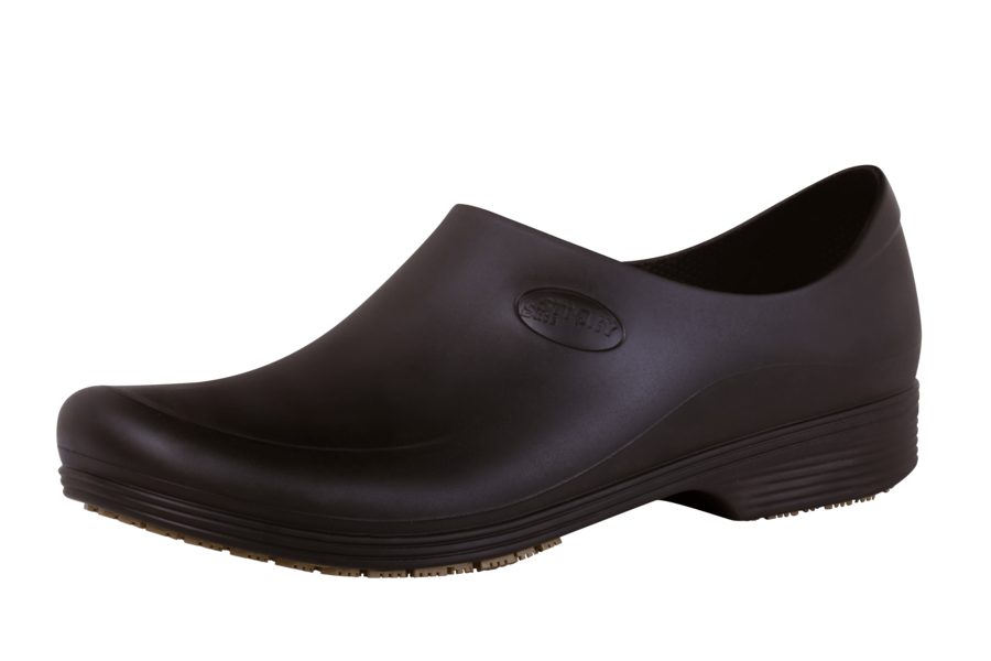 Sticky Shoes Man Style Black Clogs, Size 8.5  -- 1 pair