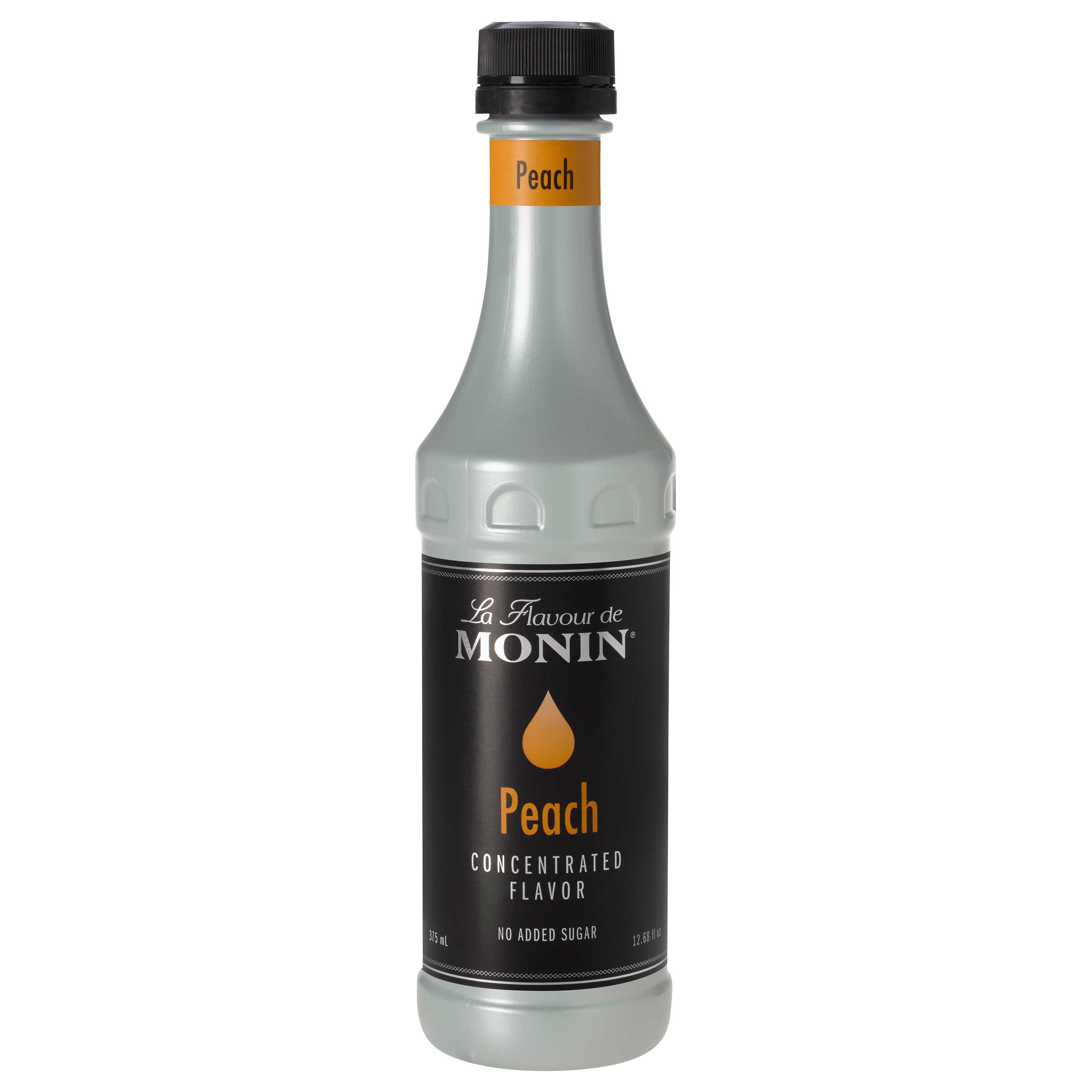 Monin Peach Concentrated Flavor, 375 Milliliter -- 4 per case.