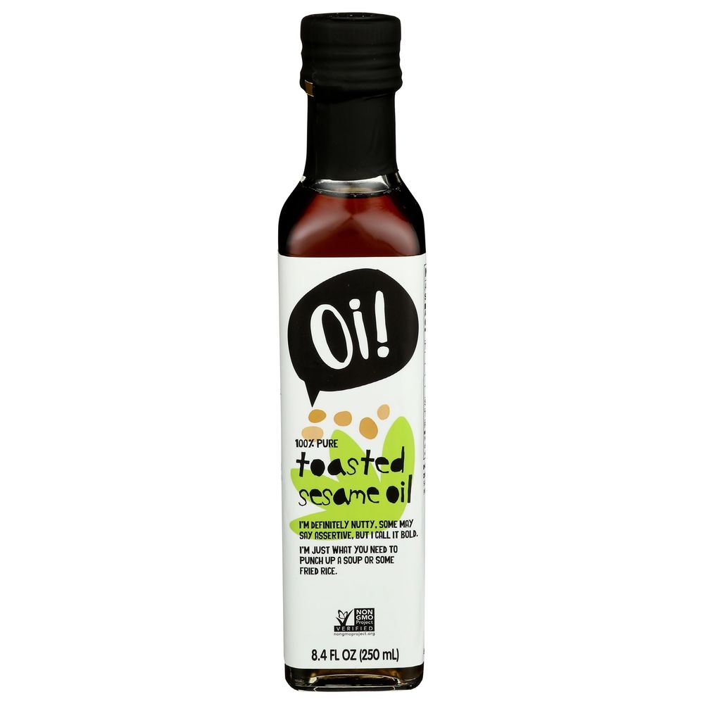 Oi 100 Percent Pure Toasted Sesame Oil, 8.4 Fluid Ounce -- 6 per case