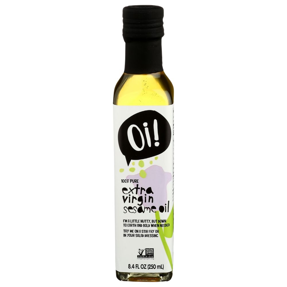 Oi 100 Percent Pure Extra Virgin Sesame Oil, 8.4 Fluid Ounce -- 6 per case