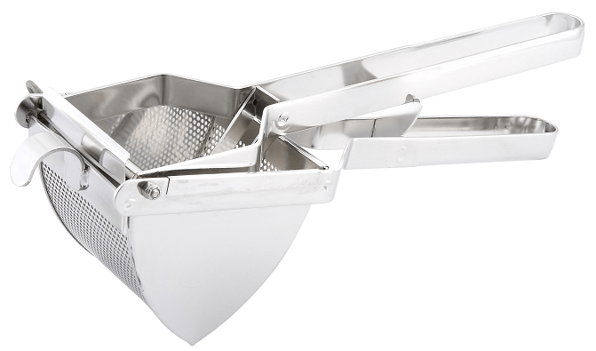 Winco Stainless Steel Potato Ricer, 17.25 inch Length.